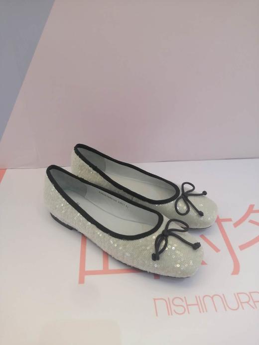 西村名物春夏浅口亮片蝴蝶结单鞋X29CE32401 商品图0