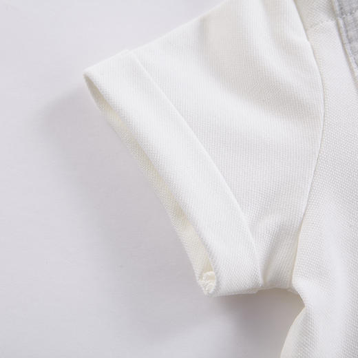 英氏-童衣类（夏）D0英针翻领短套衣 英氏白 商品图3