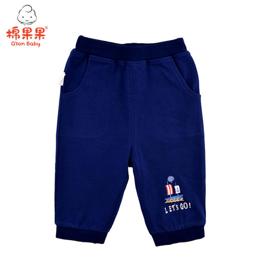 棉果果夏季男童罗纹收口七分裤M212201220299 商品图0