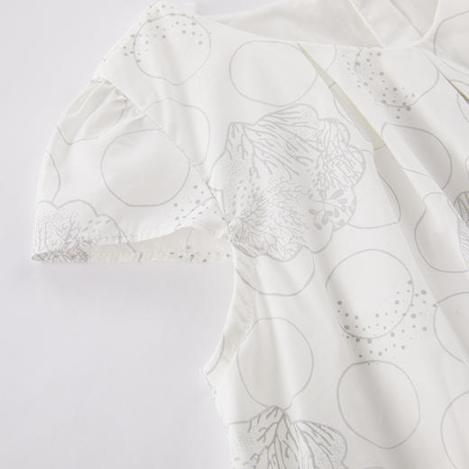 英氏-童衣类（夏）D0英梭短袖裙 英氏白 商品图3