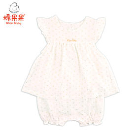 棉果果夏季女童后开连体衣连身衣哈衣M222727420354