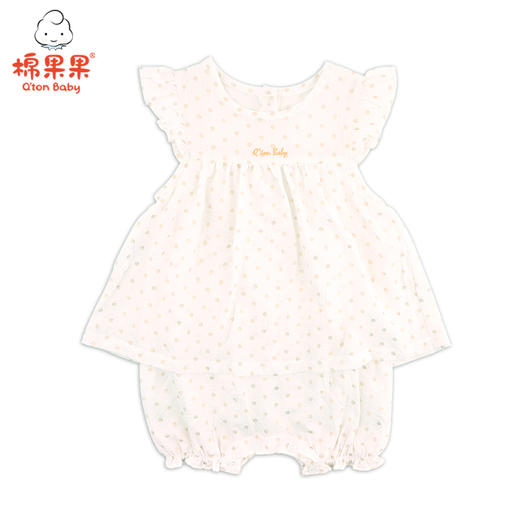 棉果果夏季女童后开连体衣连身衣哈衣M222727420354 商品图0