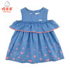 棉果果专享夏季女童圆领牛仔连衣裙M222702220261 商品缩略图0