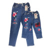 LEVI'S/李维斯 长裤女童花朵刺绣复古补丁牛仔裤子LV2012212 商品缩略图4