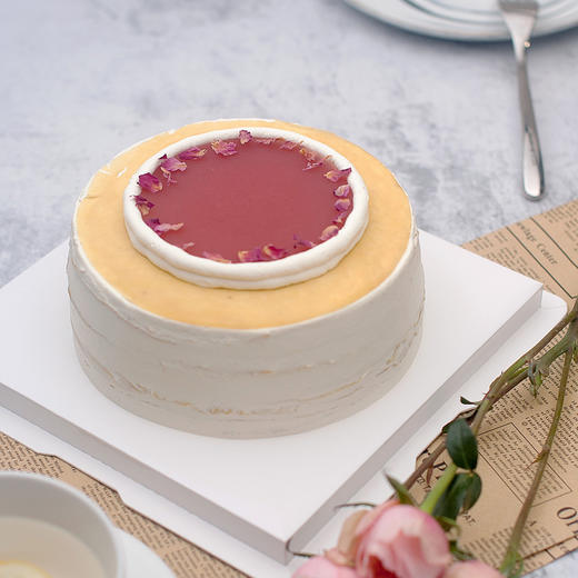 蜜桃乌龙超级千层蛋糕提前一天预定