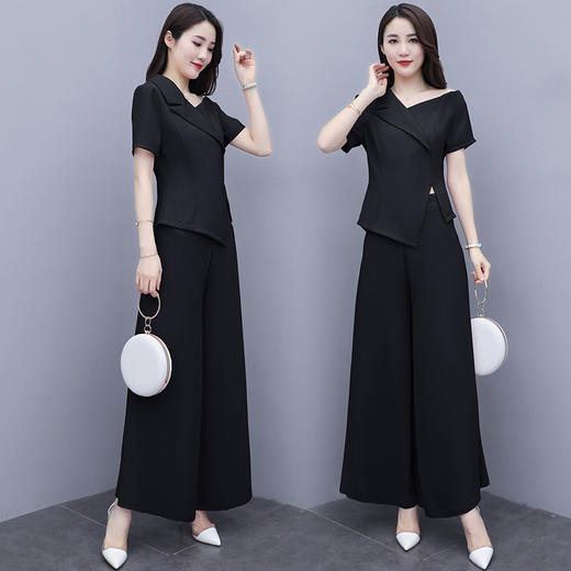 CQ  YQH2031两件套气质百搭宽松优雅休闲时尚【优】 商品图1