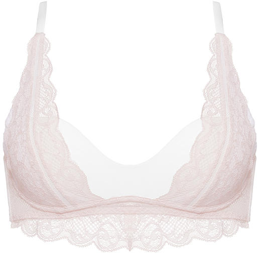 奶糖派软云无钢圈舒适透气上托薄款显小胸罩大胸大杯大码文胸女 商品图1