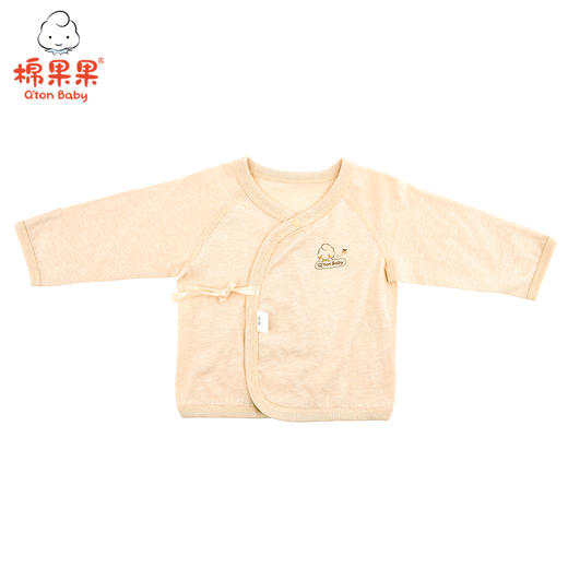 棉果果夏季新疆彩棉纯棉家居新生儿偏襟上衣M201111120203 商品图0