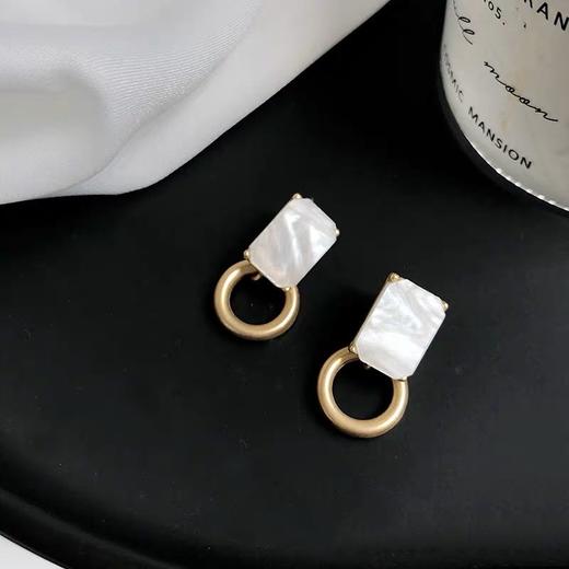 S925 银 简约耳钉 商品图2