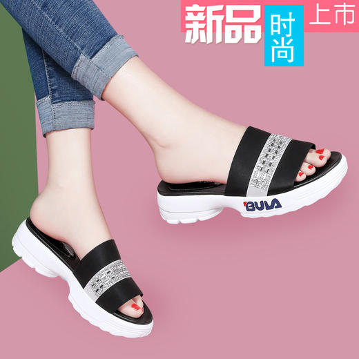 MLKL-9653新品潮款百搭休闲运动凉鞋女室外旅游沙滩凉拖 商品图4