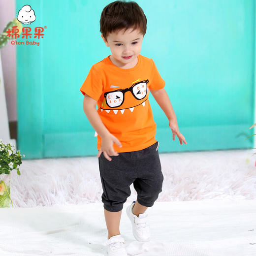 棉果果夏季男童套头T恤M212140220318 商品图1