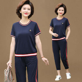MQ-BY2306夏装新款洋气运动休闲两件套套装YY