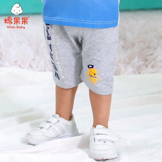 棉果果夏季男童七分拉裆裤M212201220298 商品图0