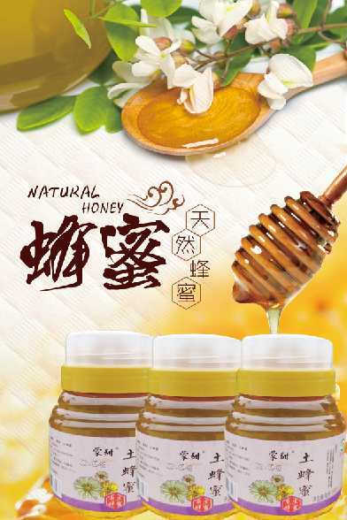 沂蒙山蒙甜天然土蜂蜜500g/瓶 商品图2