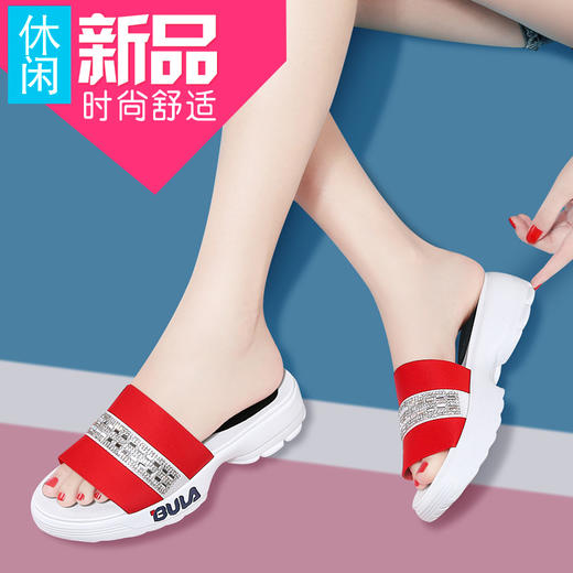 MLKL-9653新品潮款百搭休闲运动凉鞋女室外旅游沙滩凉拖 商品图0