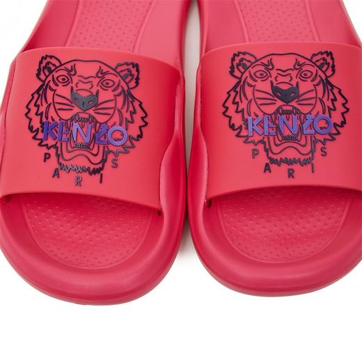 KENZO 高田贤三  女士情侣款经典虎头图案橡胶平底拖鞋F962MU104P60 商品图8