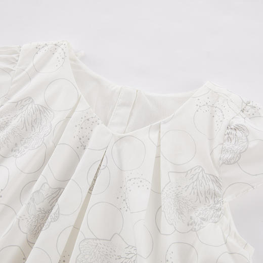 英氏-童衣类（夏）D0英梭短袖裙 英氏白 商品图2