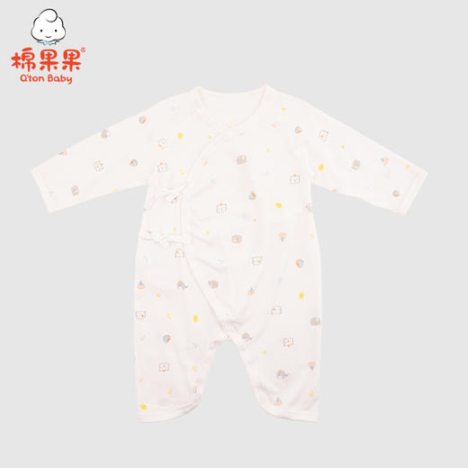 棉果果夏季莫代尔有机棉纱内衣蝴蝶连体衣连身衣哈衣M201726420226 商品图0