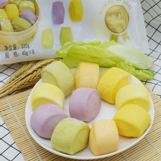 有机蔬菜泥馒头320g 商品图0