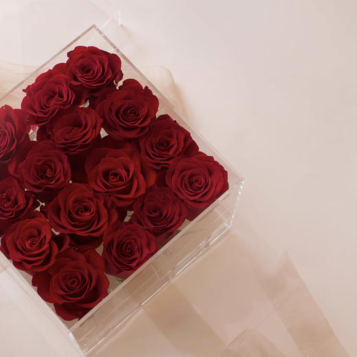 精品传奇红玫瑰花盒 商品图1