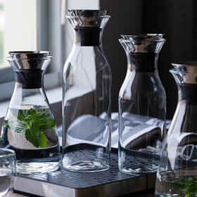 摩登主妇北欧创意大容量家用凉水壶透明玻璃冷水壶防爆耐热凉水壶