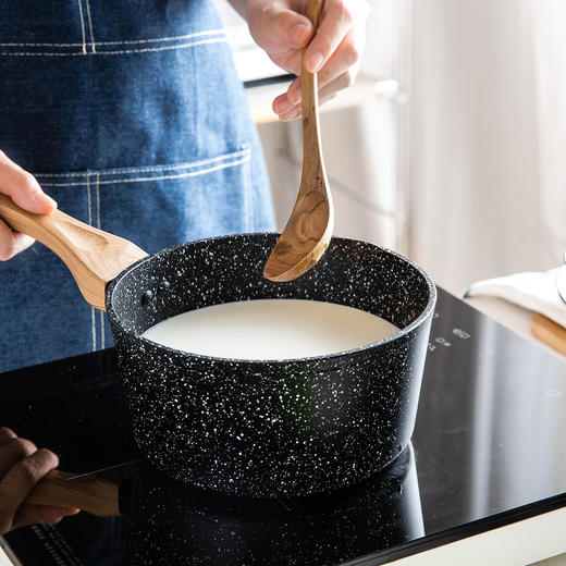 摩登主妇麦饭石雪平锅日本不粘锅泡面蒸锅汤锅宝宝辅食奶锅煮粥锅 商品图0