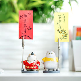 【故宫手帐】故宫猫系列侍卫猫便签夹-可爱 桌面创意摆件 手账