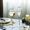 摩登主妇创意欧式金边玻璃杯家用水晶红酒杯香槟杯高脚杯鸡尾酒杯 商品缩略图0
