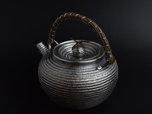 大理鹤庆芋头藤把煮水银壶 商品图4