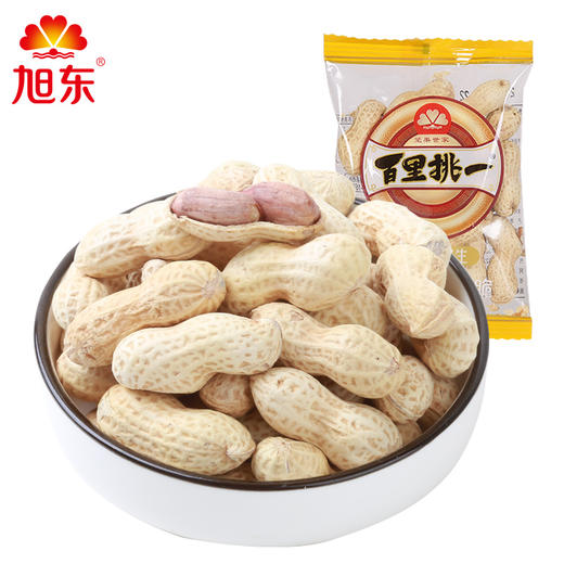 旭东椒盐味蒜香味山核桃味花生500g独立小包装休闲零食坚果炒货年货食品 商品图0