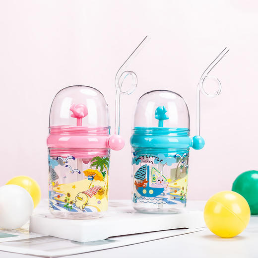 会喷水鲸鱼水杯 | ins风女网红宝宝韩版儿童杯, 商品图10