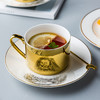 摩登主妇欧式小奢华咖啡杯创意倒影镜面陶瓷马克杯茶杯碟情侣水杯 商品缩略图0
