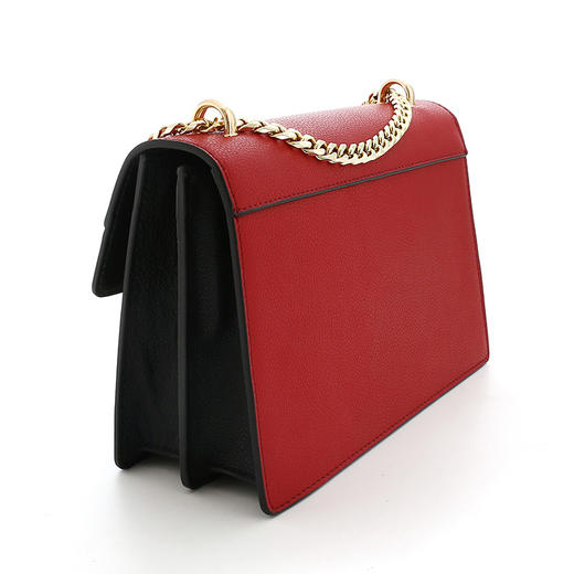 QS-A-216牛皮包包新品韩版单肩链条包时尚个性爆款小方包 商品图4