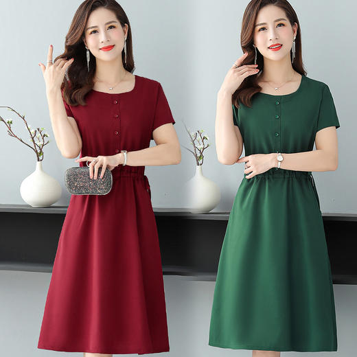 MQ-1043-20331夏装新款洋气高贵气质连衣裙YY 商品图2