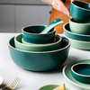 摩登主妇莫兰迪碗碟餐具陶瓷汤碗沙拉碗平深盘西餐牛排盘碗盘套装 商品缩略图1