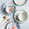 摩登主妇芳景陶瓷碗盘碟家用日式餐具饭碗汤面碗创意水果沙拉碗 商品缩略图0