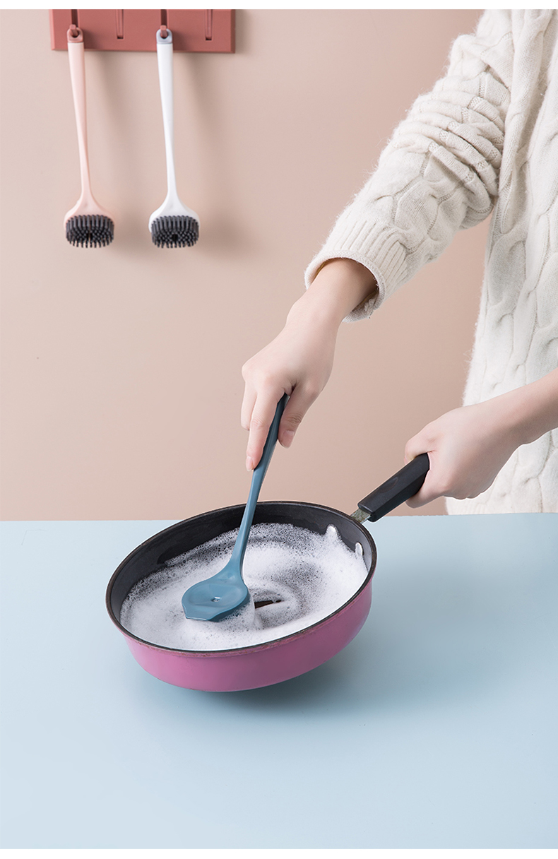 摩登主妇长柄锅刷家用不沾油洗碗刷锅神器厨房灶台去污清洁刷子