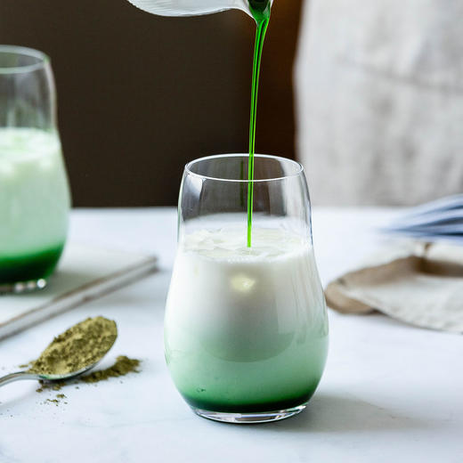 摩登主妇渐变玻璃杯耐高温可爱家用办公室透明花茶杯冷饮牛奶杯子 商品图1