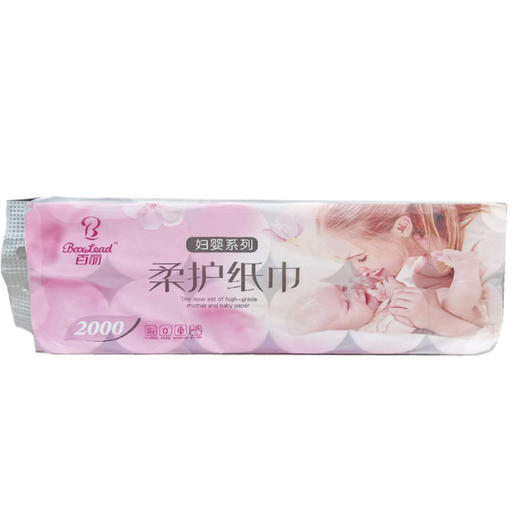 百丽妇婴系列卫生纸12卷2000g 商品图0