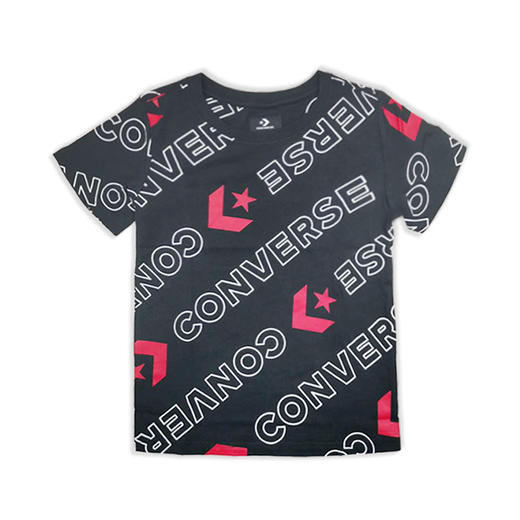 Converse匡威童衣短袖夏男童全身logo圆领短袖T恤衫CV2022016/CV2022033 商品图1