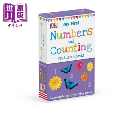 【中商原版】DK认读卡：数字（无触摸）My First Numbers and Counting 亲子英文 英语学习卡片 3~6岁 英文原版 数数 DK认知卡 商品图0