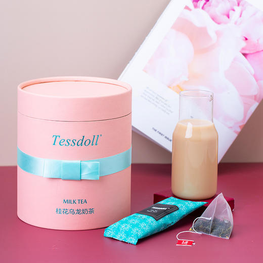 【桂花乌龙奶茶袋装】Tessdoll台仕朵速溶冲饮手工原味奶茶粉零食饮品 商品图3