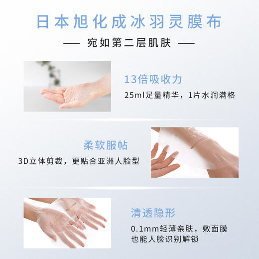 【补水款】MIZUOASIS/觅水之庭 水光补水保湿面膜 4片/盒 商品图3