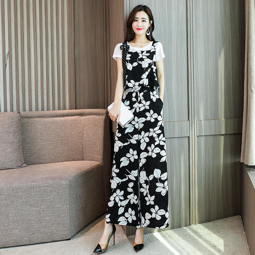 WZNH-SNX1201夏季圆点气质修身显瘦流行潮流韩版套装连衣裙 商品图3