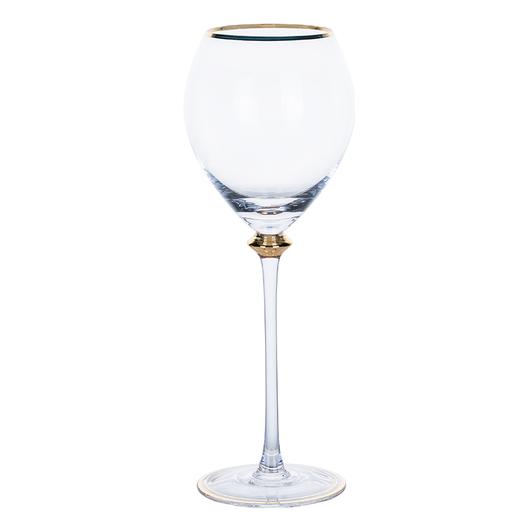 摩登主妇创意欧式金边玻璃杯家用水晶红酒杯香槟杯高脚杯鸡尾酒杯 商品图4