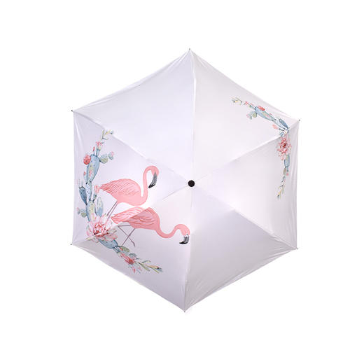 【加固加厚 小巧方便】超轻两火烈鸟折叠遮阳伞晴雨两用防晒防紫外线铅笔伞FZ20201 商品图5