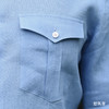 Canclini 法国亚麻天蓝色意式工艺衬衫 商品缩略图4