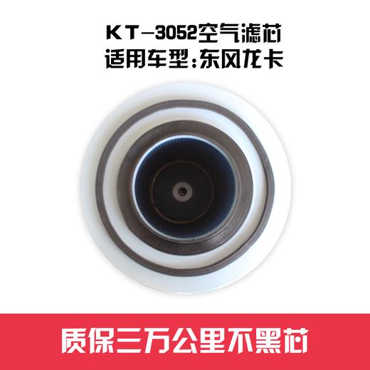 特别特 KT-3052纸芯 使用车型:东风龙卡（3052）空滤 商品图1