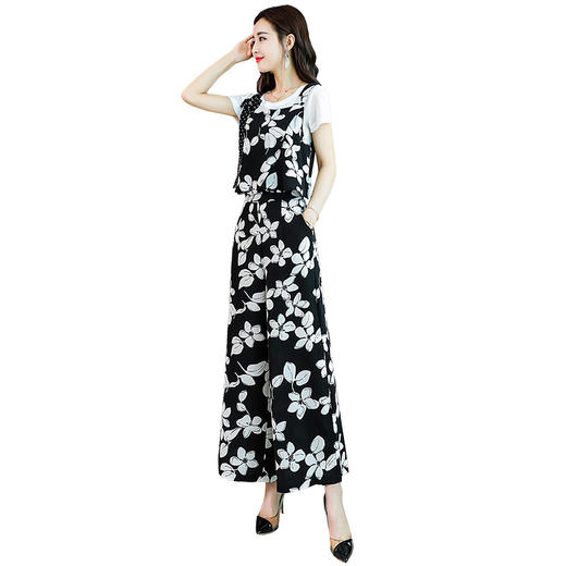 WZNH-SNX1201夏季圆点气质修身显瘦流行潮流韩版套装连衣裙 商品图4