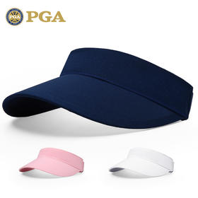 美国PGA 高尔夫女士球帽 无顶透气帽 多色可选 吸汗内里 可调节